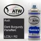 Preview: Audi, Dark Burgundy Perleffekt, LC3U / R2: 400ml Sprühdose, von ATW Autoteile West.